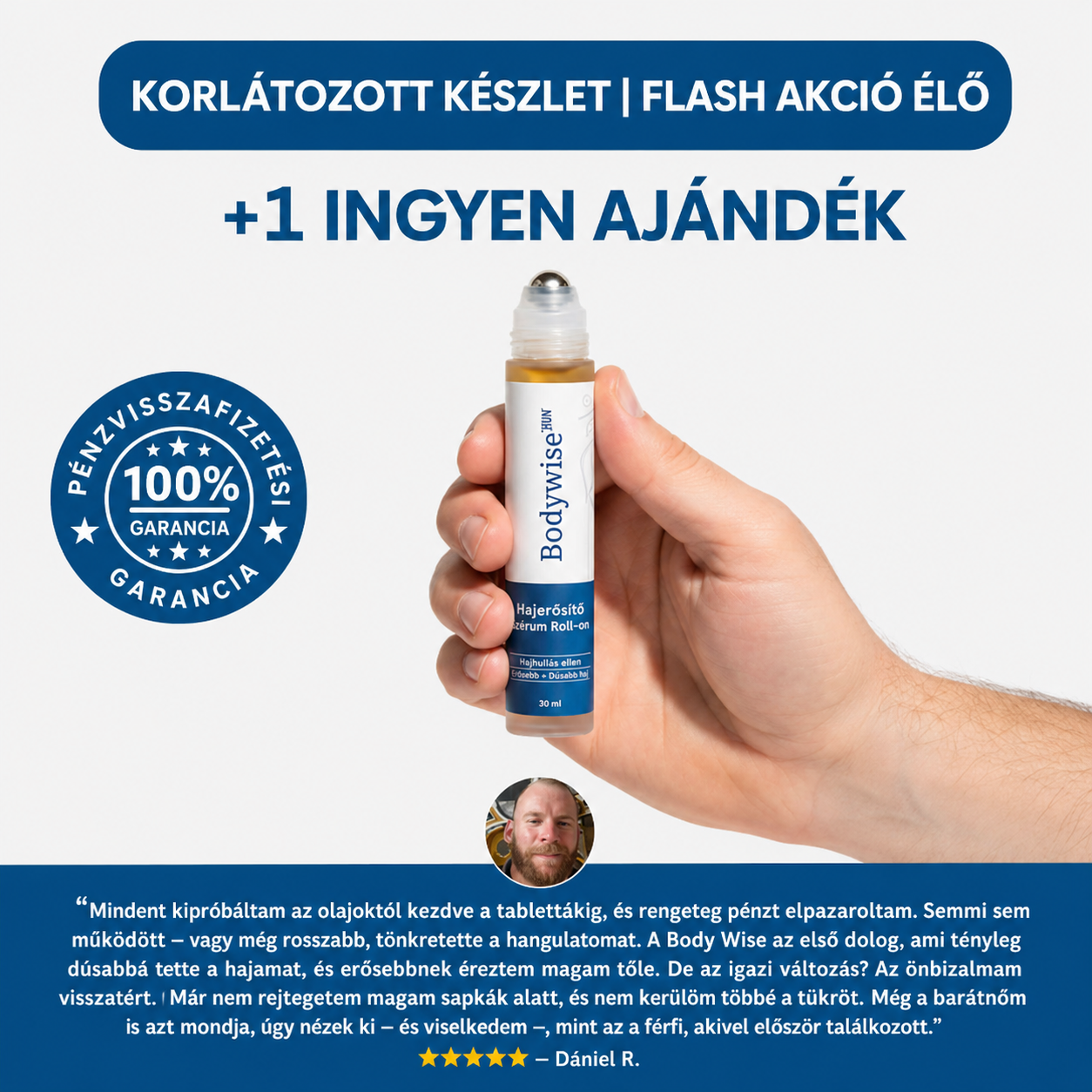 Fejlett hajnövesztő roll-on szérum